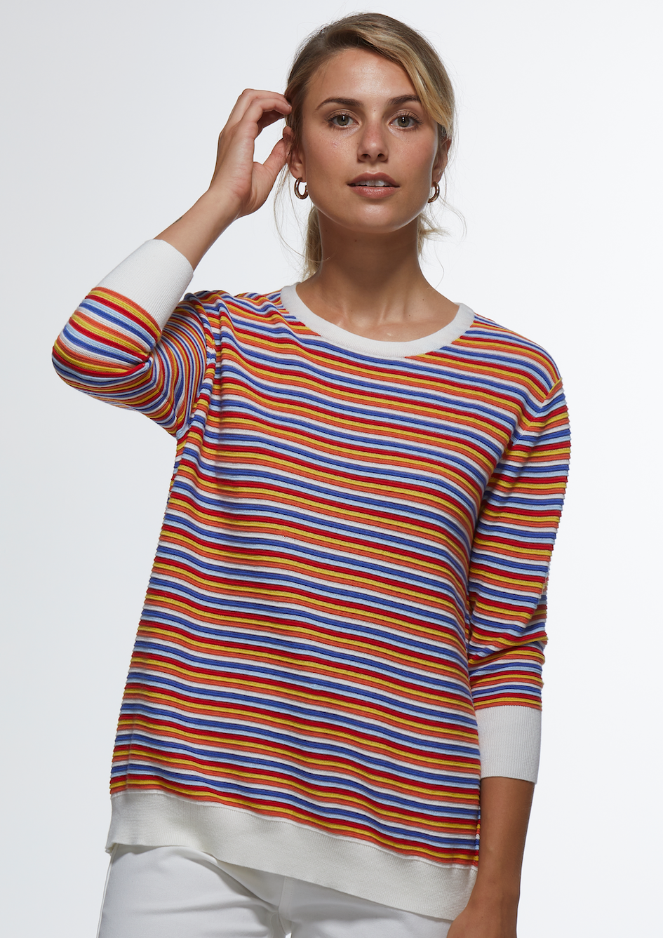 CANDY STRIPE PULLOVER Top SPRING FROST Boutique