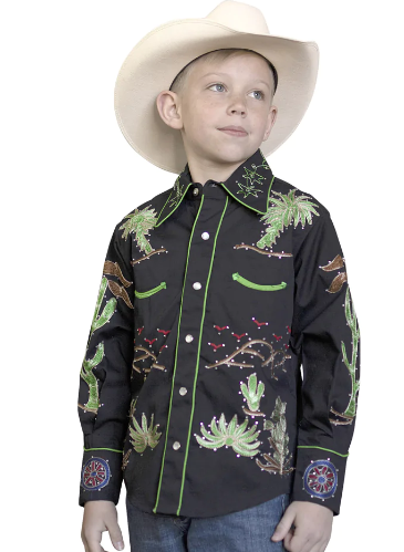 KIDS Rockmount Ranch Wear Porter Wagoner Vintage Western Shirt