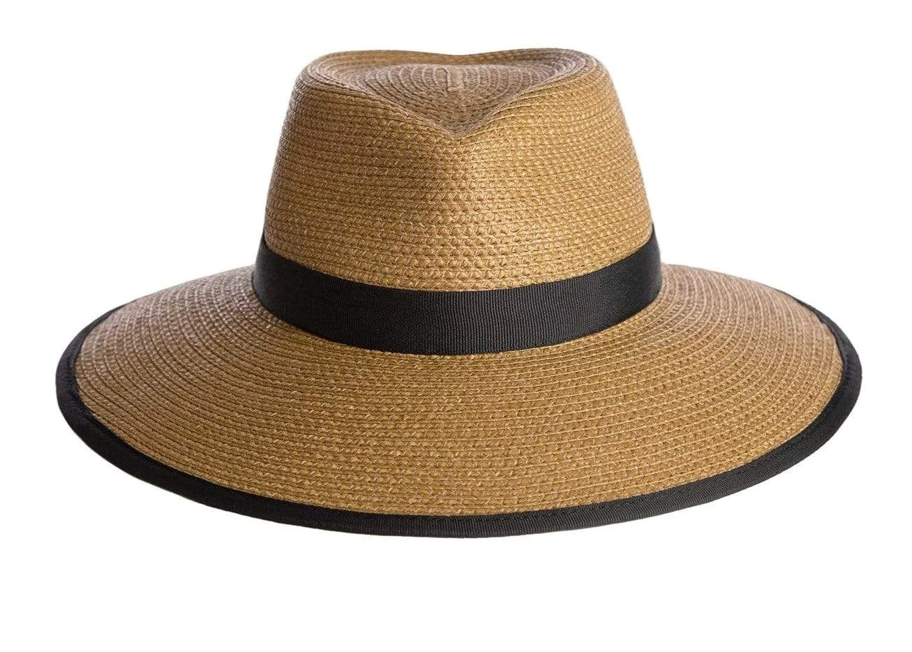 Eric Javits Suncrest Hat Natural Black Hats Eric Javits