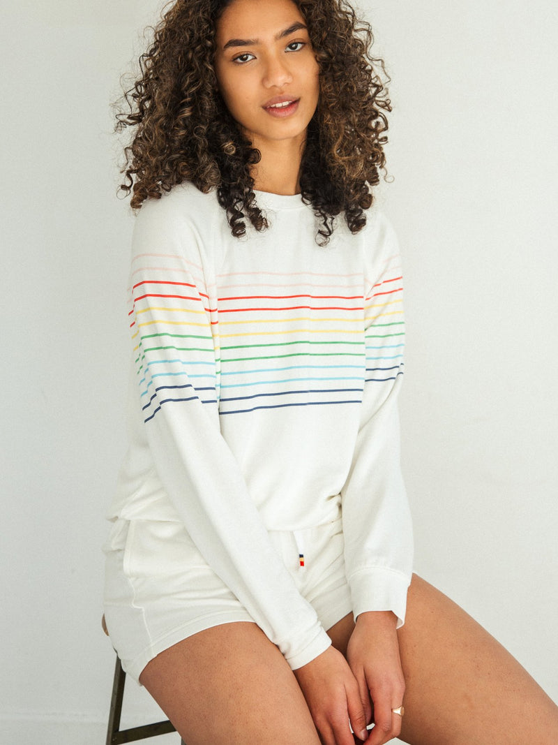 RAINBOW STRIPED TOP Top SPRING FROST Boutique
