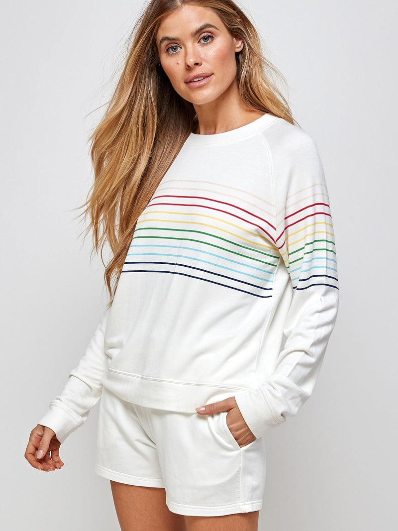 RAINBOW STRIPED TOP Top SPRING FROST Boutique