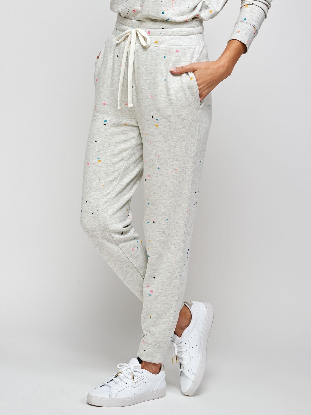 Paint Splatter Sweatpant bottoms SPRING FROST Boutique