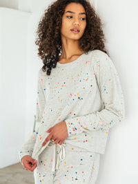 Paint Splatter Sweatshirt Top SPRING FROST Boutique