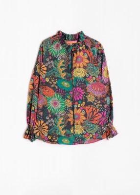 Vilagallo Velma Blouse Crawley Print 38 Shirts & Tops VILAGALLO