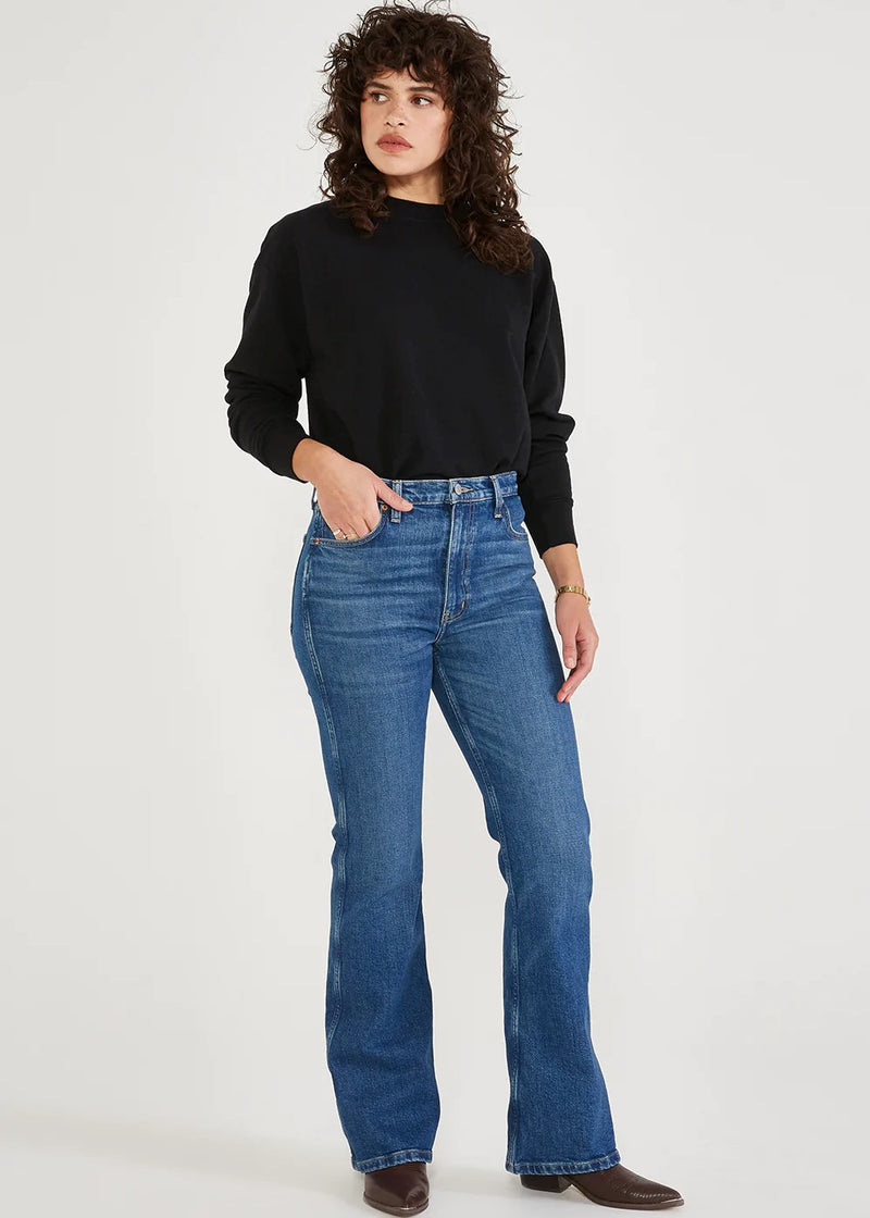 Etica Anya Modern Flare Jeans Wetlands Denim ETICA