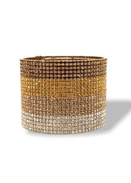 Theia Antique Gold Combo Bangle Bracelet Theia