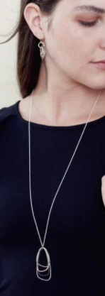 Rose Gold Trio Necklace SPRING FROST Boutique