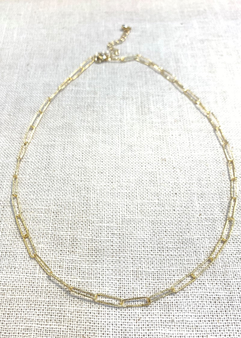 Theia Delle Short Necklace Gold Theia