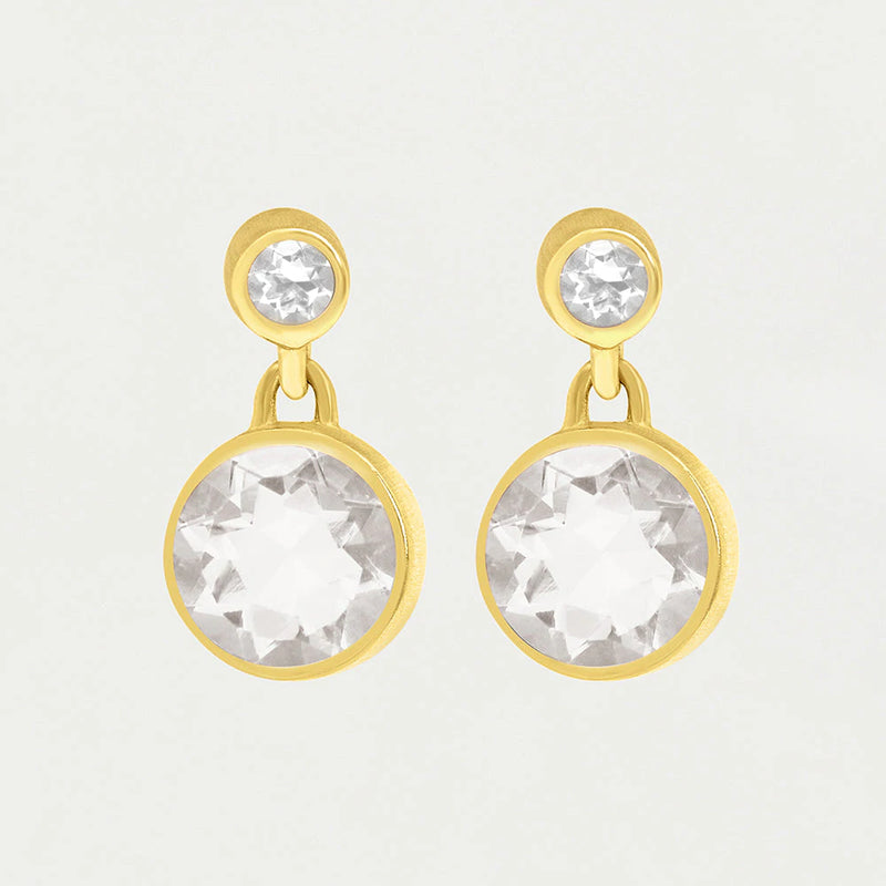 Dean Davidson Signature Droplet Earrings Crystal Quartz Earrings Dean Davidson