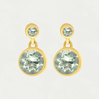Dean Davidson Signature Droplet Earrings Green Amethyst Earrings Dean Davidson