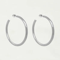 Dean Davidson Large Dune Hoops Silver Earrings Dean Davidson