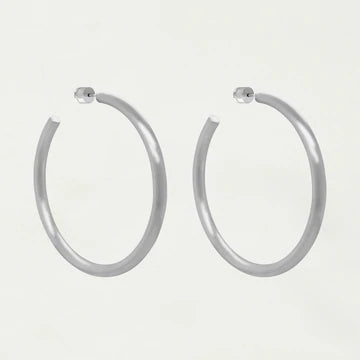 Dean Davidson Large Dune Hoops Silver Earrings Dean Davidson