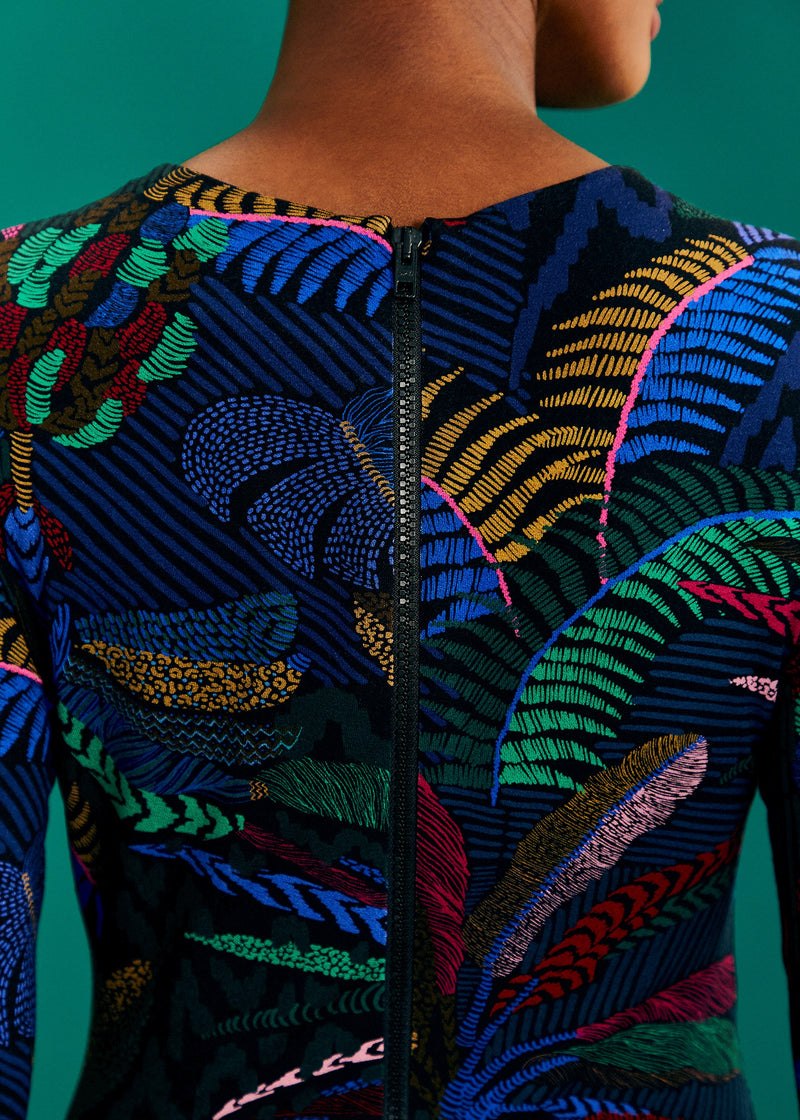 Farm Rio Amazonia Night Midi Dress