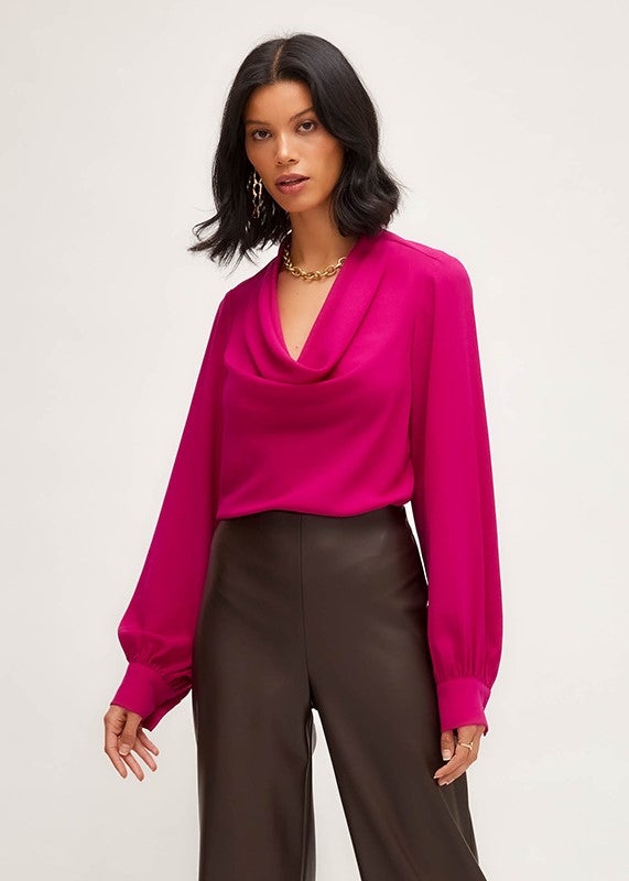 Fifteen Twenty Cowl Neck Top