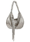 Whiting & Davis Marisol Twisted Hobo Bag Silver Whiting & Davis