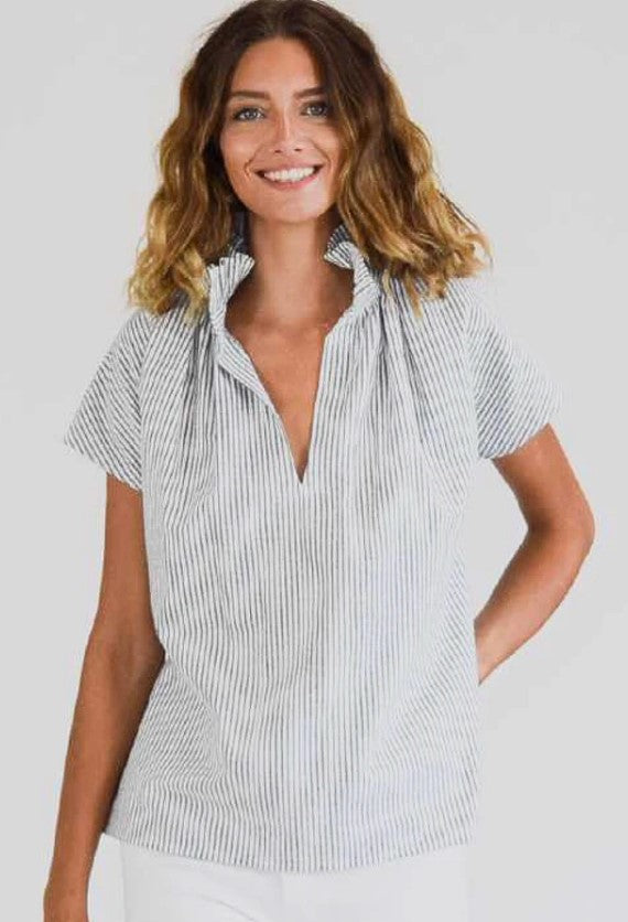 VICKI SHORT SLEEVE TOP Top SPRING FROST Boutique