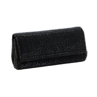 Whiting & Davis Pyramid Mesh Clutch Black Handbags Whiting & Davis