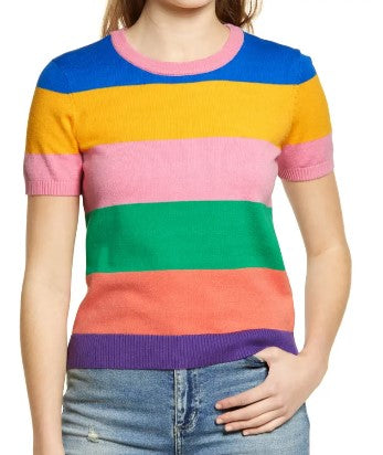 Colorblock Sweater Top Top SPRING FROST Boutique