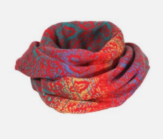 Snood scarf - Red Scarf SPRING FROST Boutique
