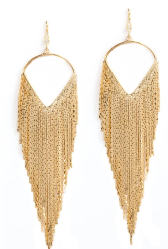 Waterfall Earrings - Gold