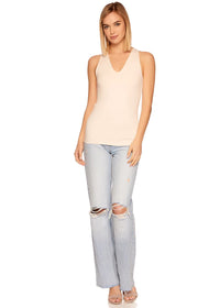 Susana Monaco Urban Tank Blanched Almond M Top Susana Monaco