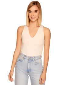 Susana Monaco Urban Tank Blanched Almond L Top Susana Monaco