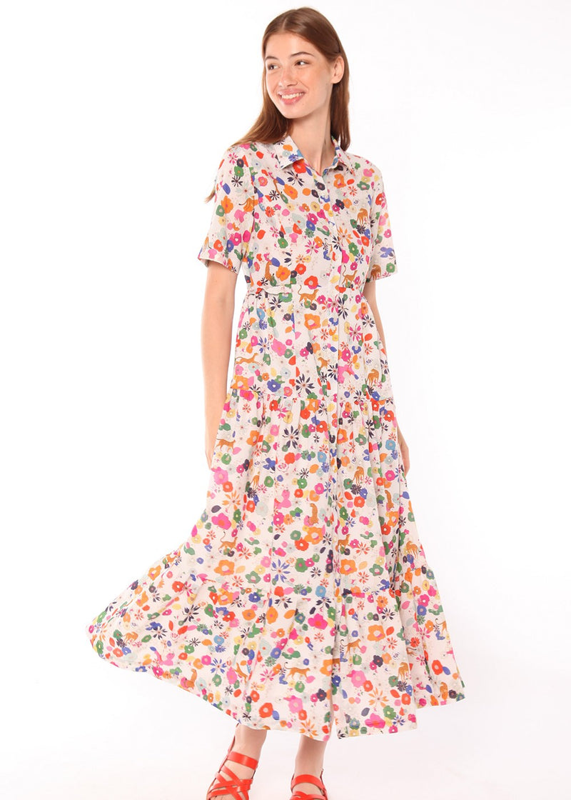 Vilagallo Mati Floral Print Dress